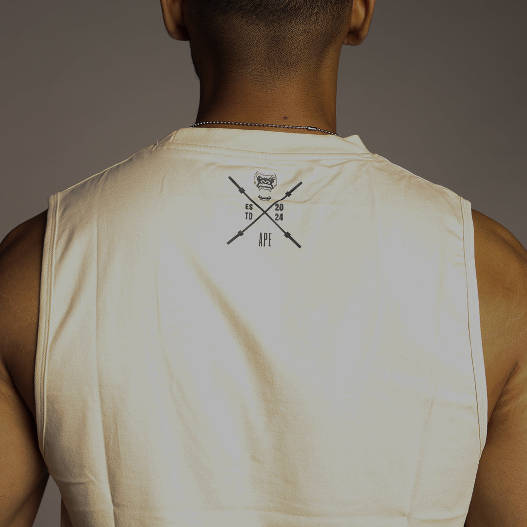 Primal Edge Tank - White - Black Ape