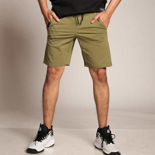 Primal Core Gym Shorts for Men | Olive Green - Black Ape