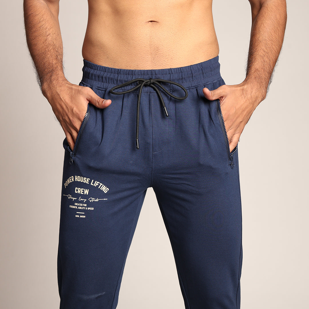 Primal Power Joggers - Navy Blue - Black Ape