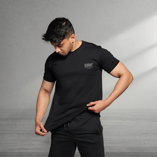 Primal Muscle Fit T-shirt - Stronger Every Stride - Black - Black Ape