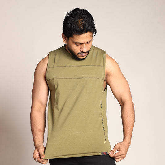 Primal Edge Tank - Olive Green - Black Ape