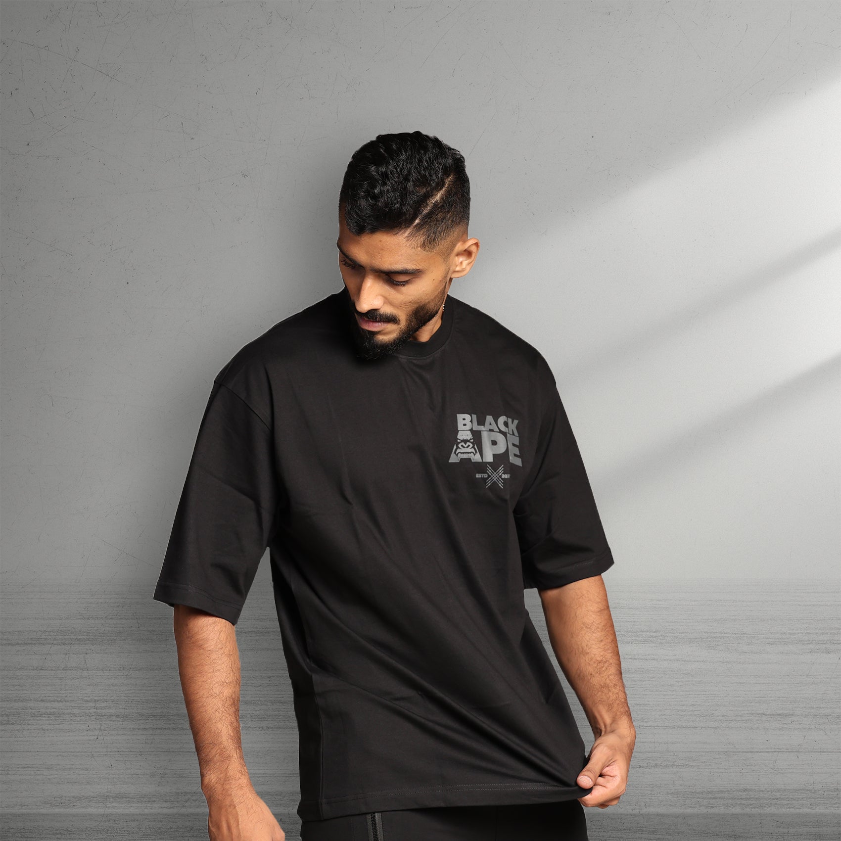 Primal Oversized T-shirt - Blackape Strength - Forged Essentials - Black - Black Ape 