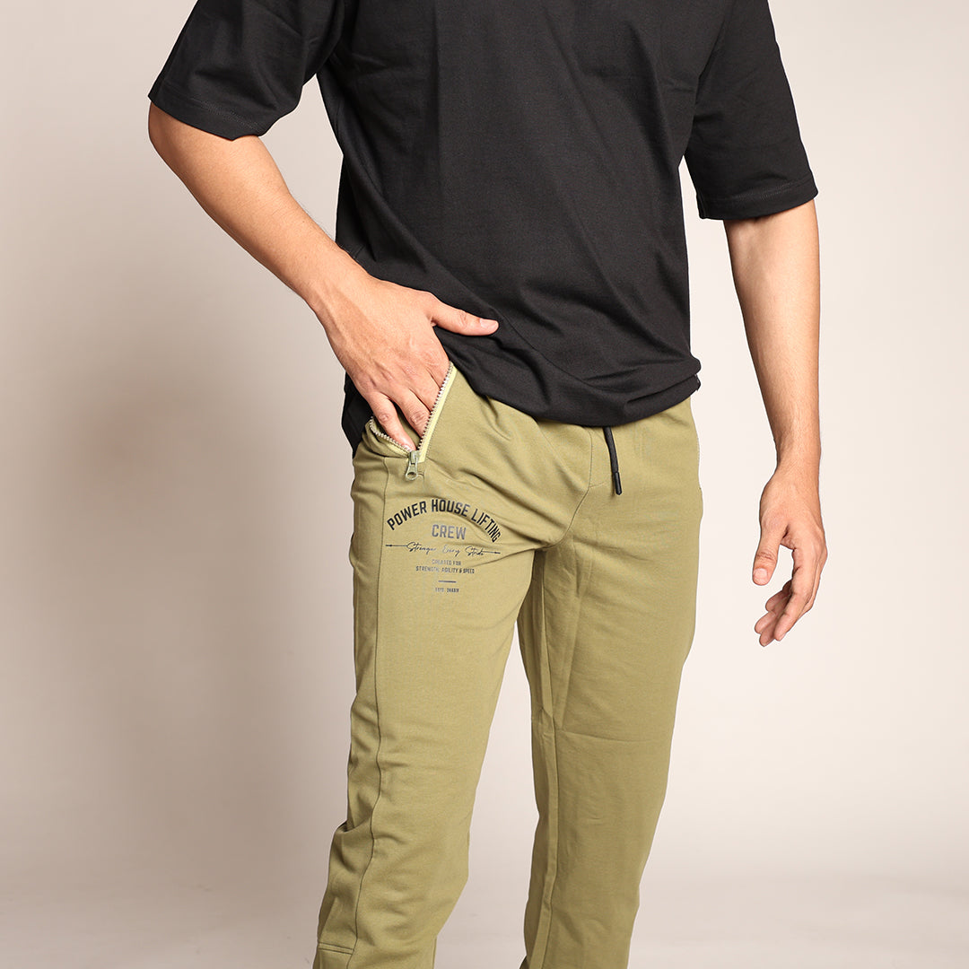 Primal Power Joggers - Olive Green - Black Ape 