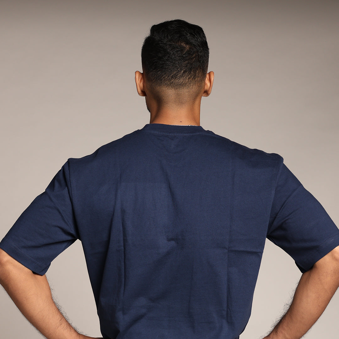 Primal Oversized T-shirt - Blackape Strength - Forged Essentials-Navy Blue - Black Ape 