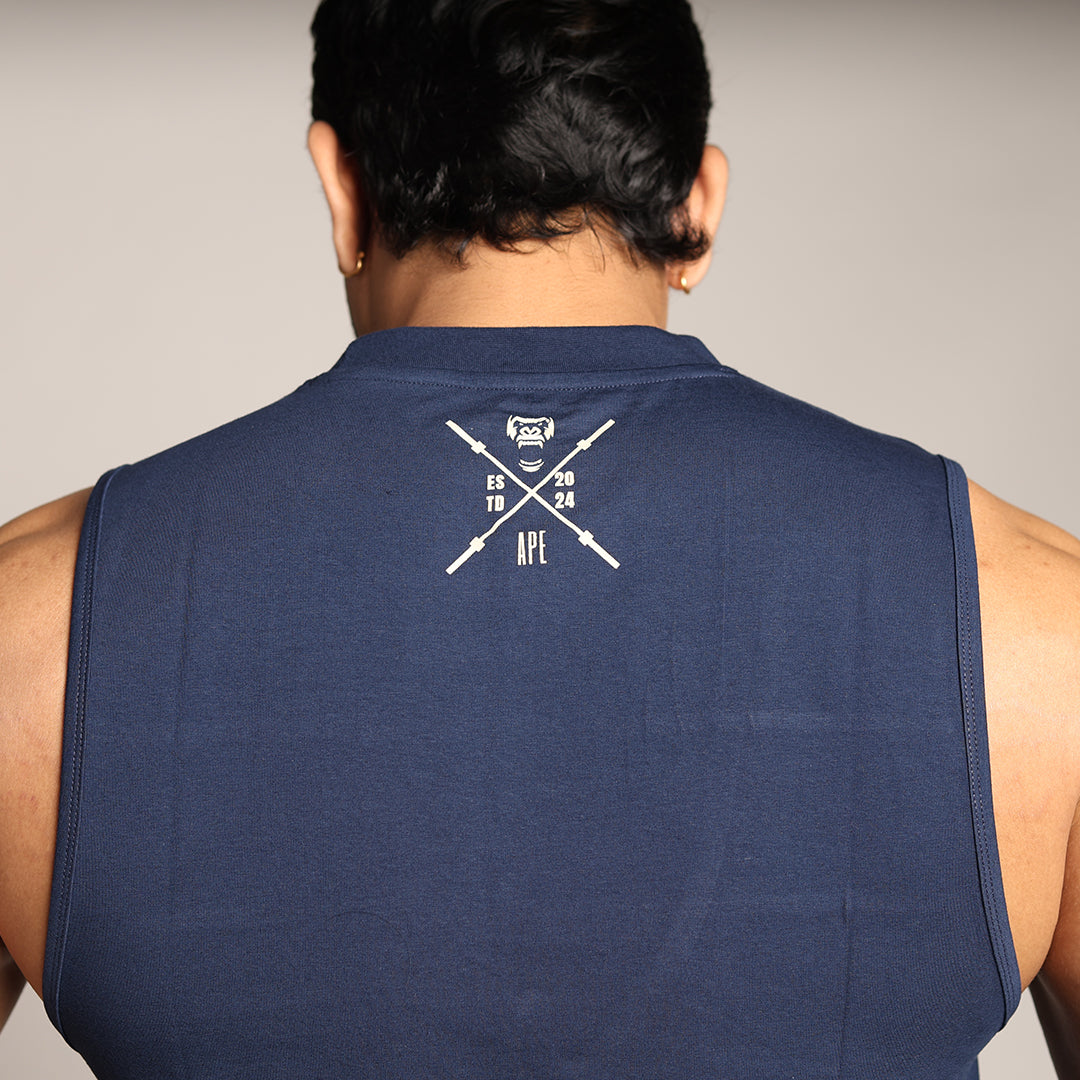 Primal Edge Tank - Navy Blue - Black Ape 