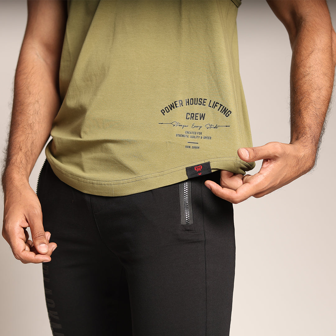 Primal Power Stringer - Olive Green - Black Ape 