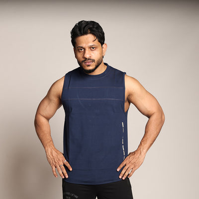 Primal Edge Tank - Navy Blue
