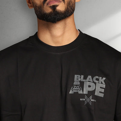 Primal Oversized T-Shirt – Blackape Strength | Black