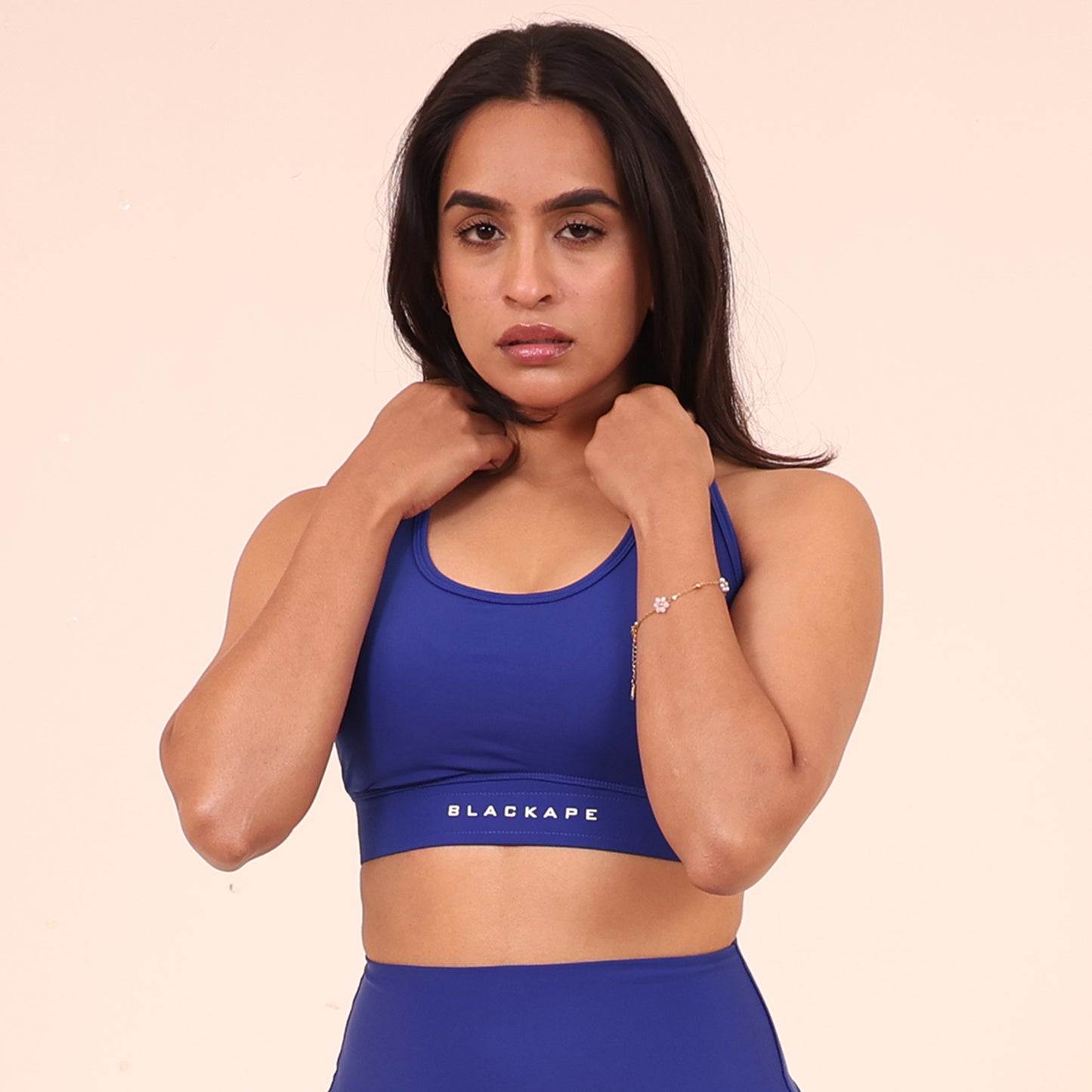 Sculpted Elevate Sports Bra- Sculpted Essentials - Royal Blue - Black Ape 