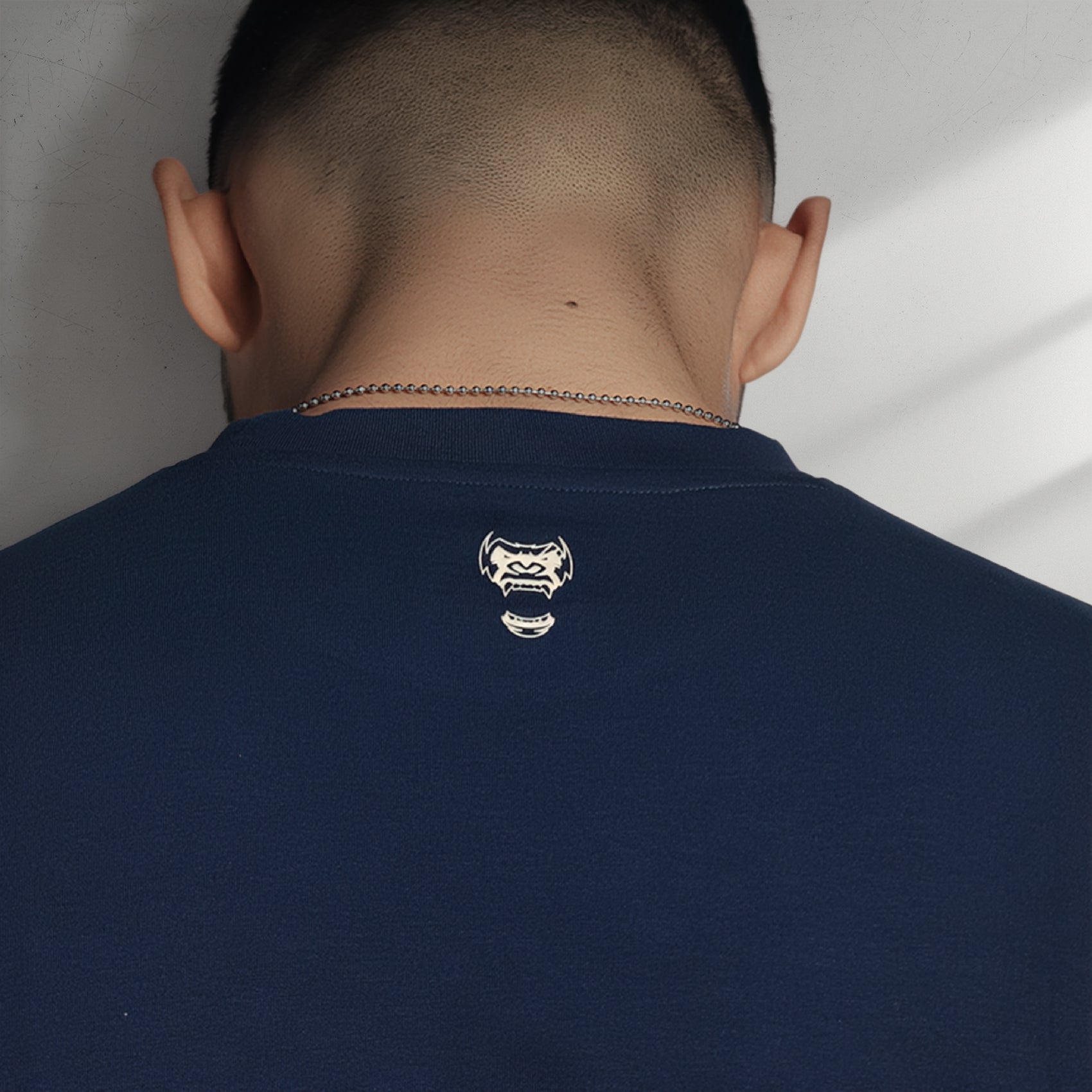 Primal Muscle Fit T-shirt - Stronger Every Stride - Navy Blue - Black Ape 