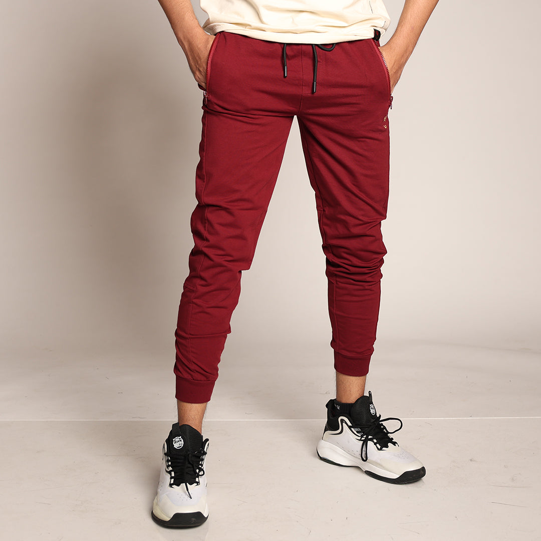 Primal Core Joggers - Maroon - Black Ape 