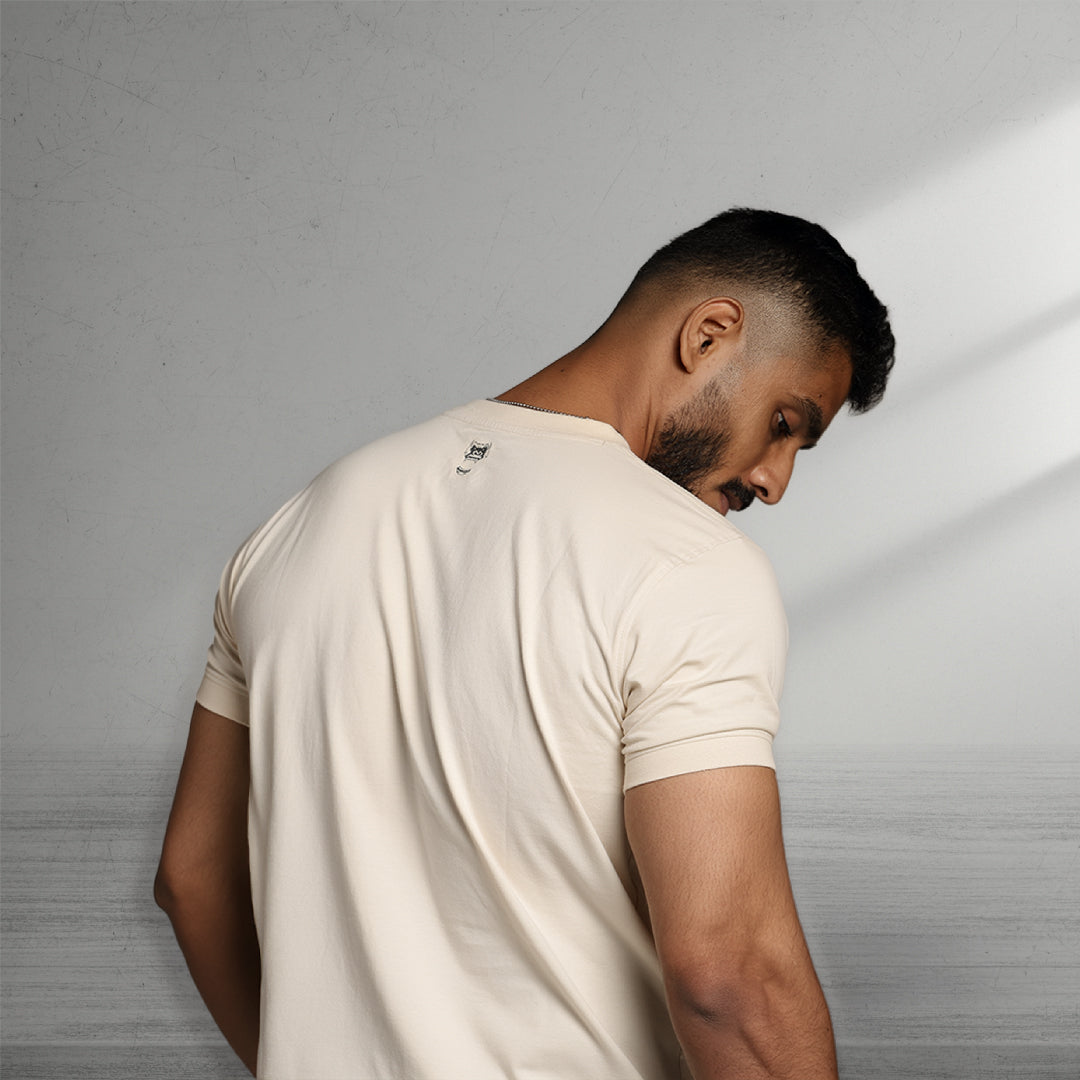 Primal Muscle Fit T-shirt - Stronger Every Stride - White - Black Ape 