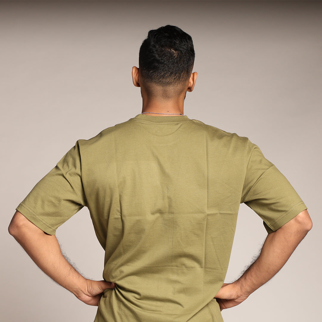 Primal Oversized T-shirt - Blackape Strength - Forged Essentials - Olive Green - Black Ape 