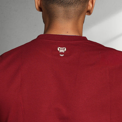 Primal Muscle Fit T-shirt - Stronger Every Stride - Maroon