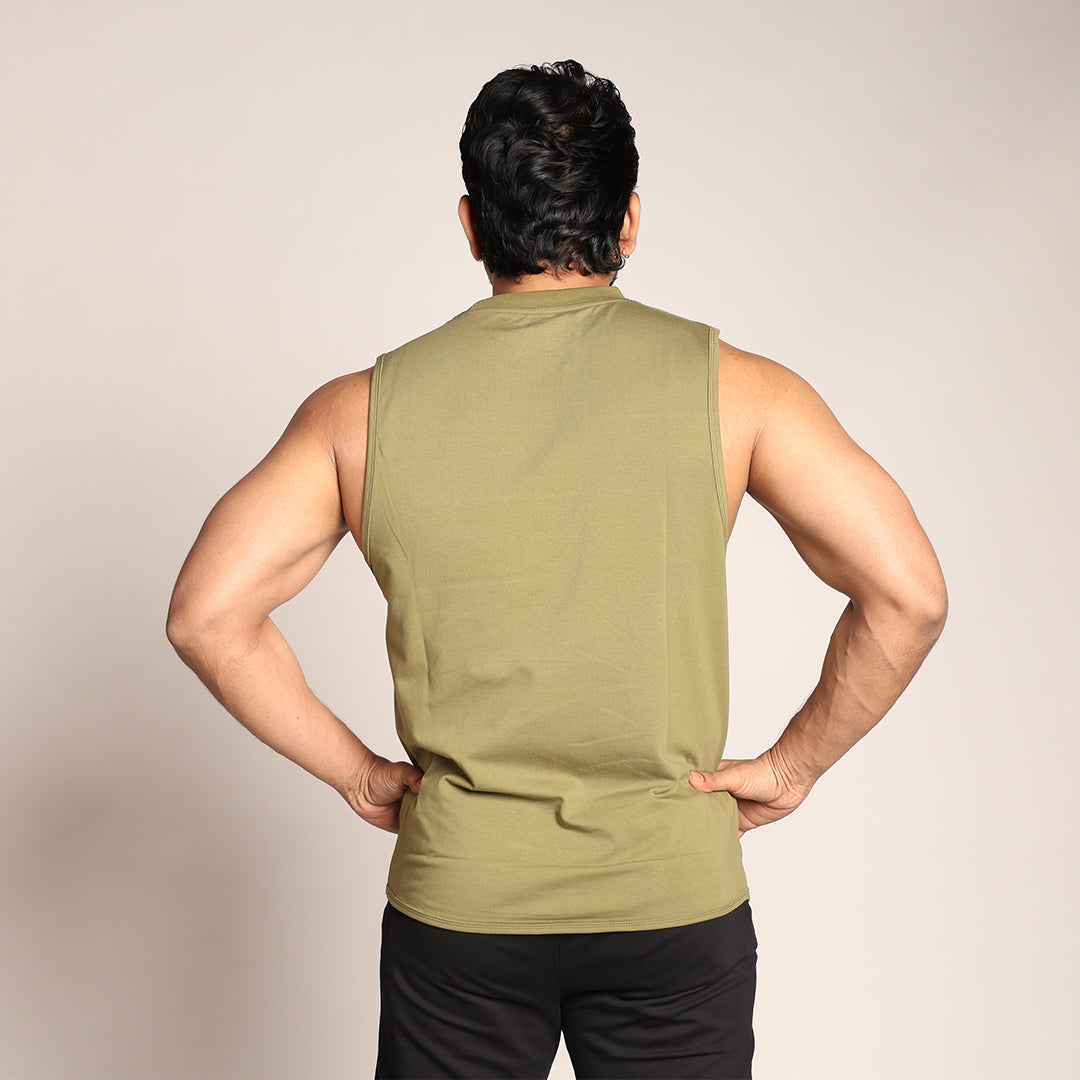 Primal Edge Tank - Olive Green - Black Ape 