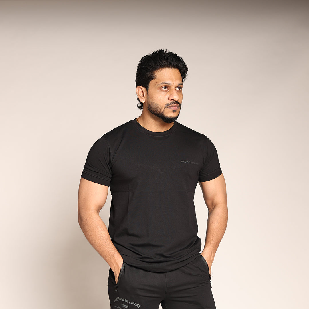 Primal Muscle Fit T-shirt - Lift Drop Repeat - Black - Black Ape 