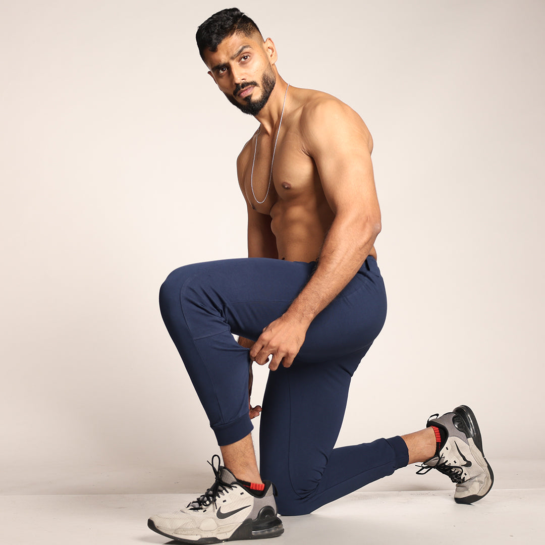 Primal Core Joggers - Navy Blue - Black Ape 