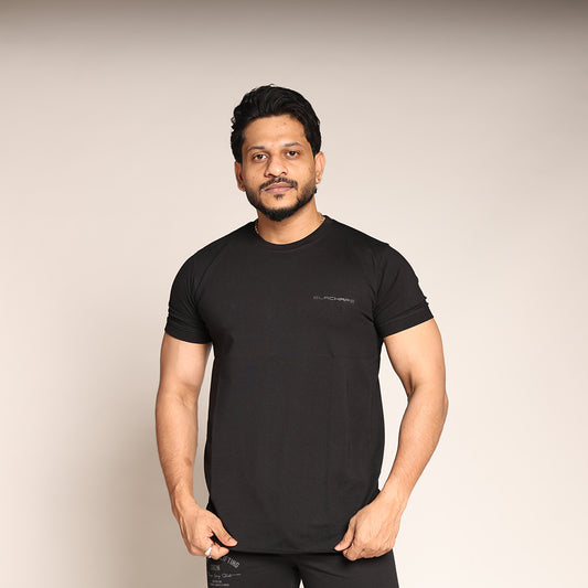 Primal Muscle Fit T-shirt - Lift Drop Repeat - Black - Black Ape 