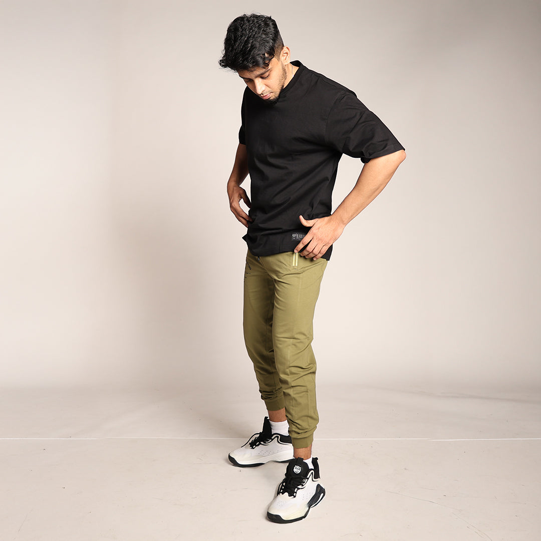 Primal Power Joggers - Olive Green - Black Ape 
