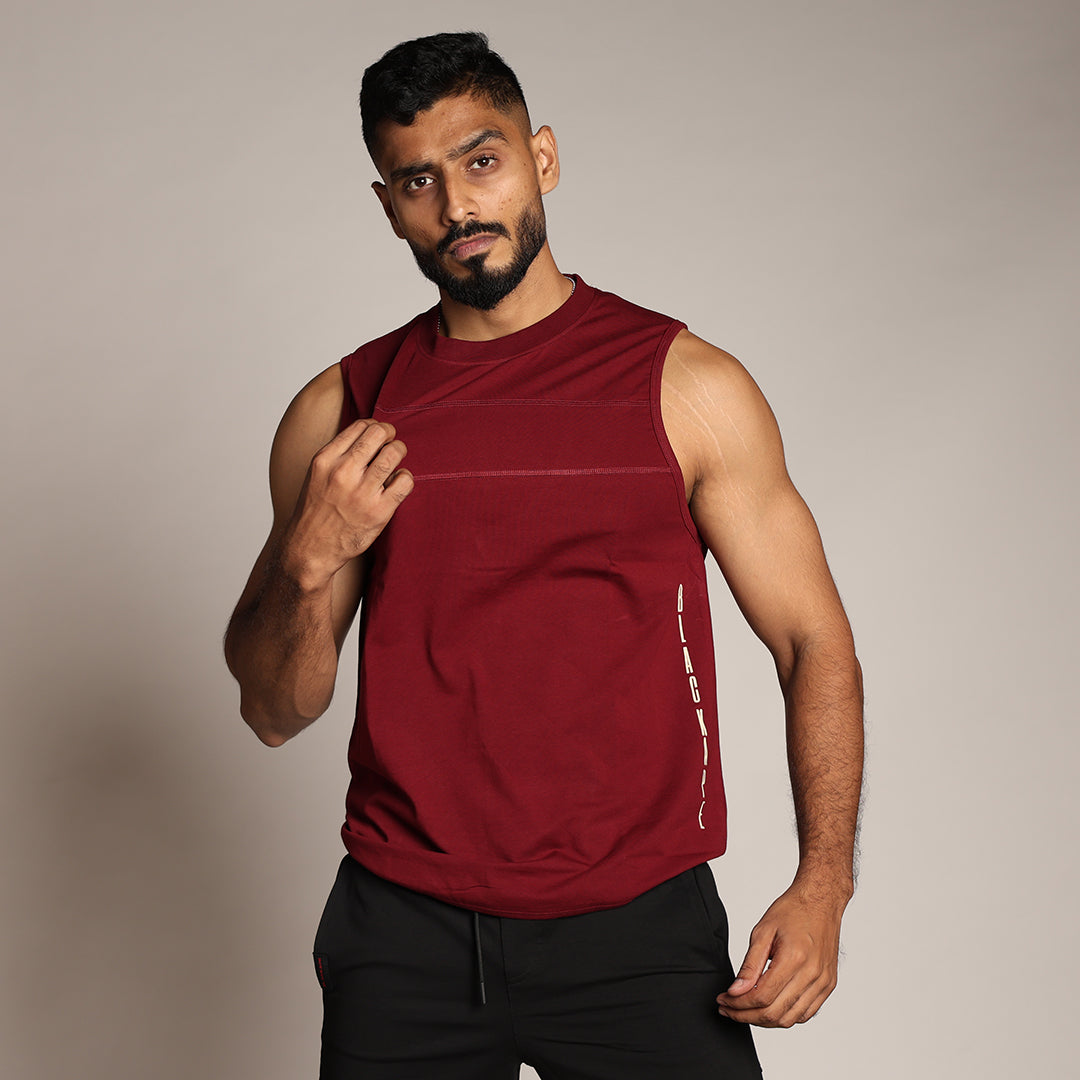 Primal Edge Tank - Maroon - Black Ape 