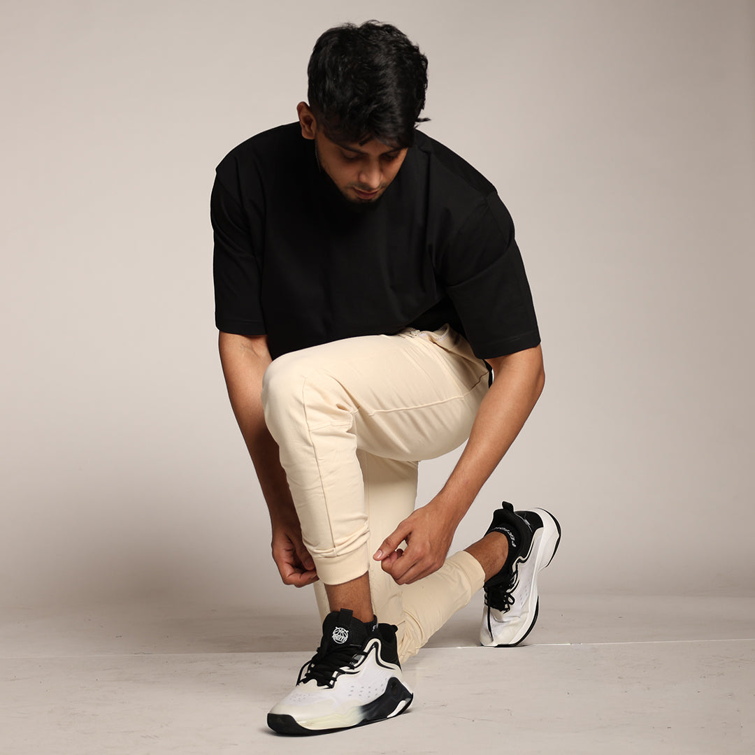 Primal Core Joggers - White - Black Ape 