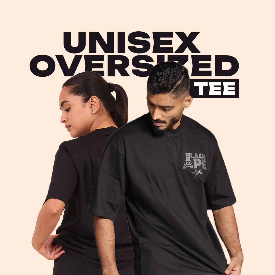 Oversized T-Shirt – Blackape Strength | Black - Black Ape 
