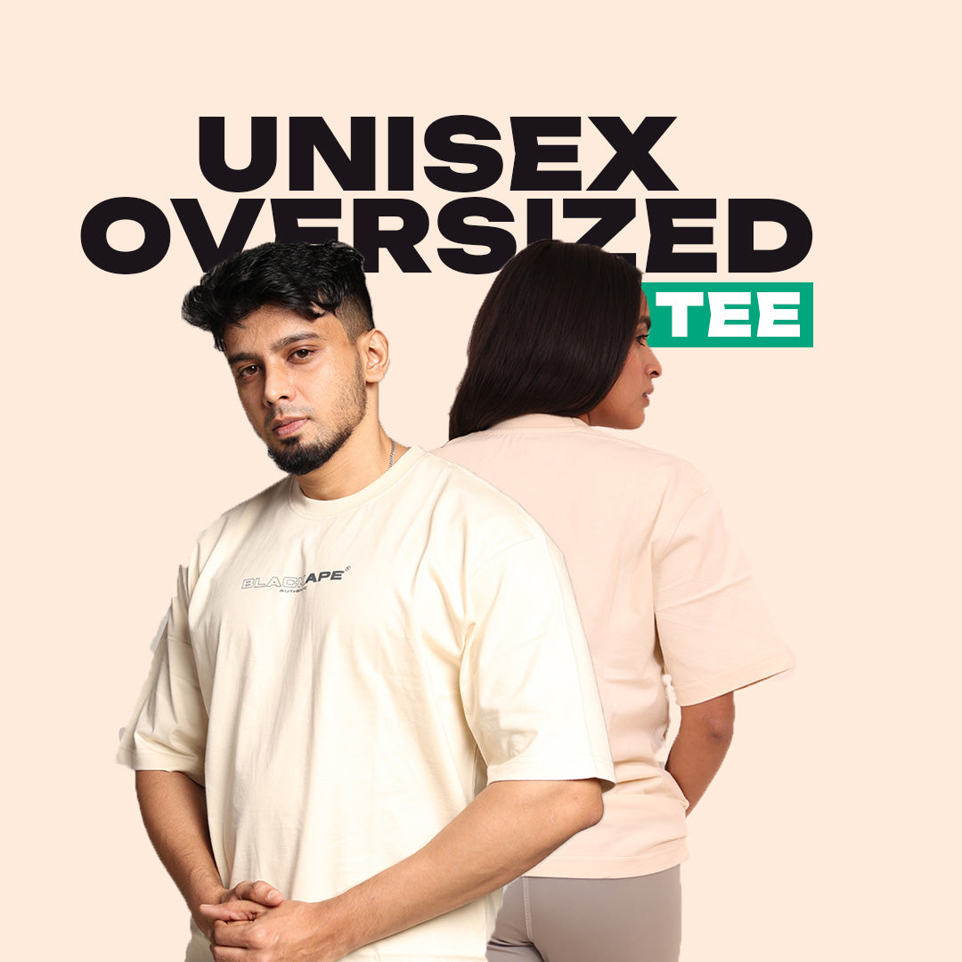 Oversized T-Shirt – Stronger Every Stride | Beige