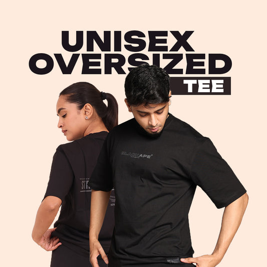 Oversized T-Shirt – Stronger Every Stride | Black