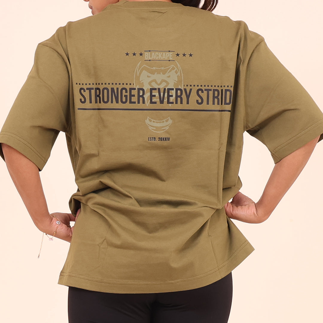 Sculpted Elevate Oversized Tee - Sculpted Essentials - Olive Green - Black Ape 