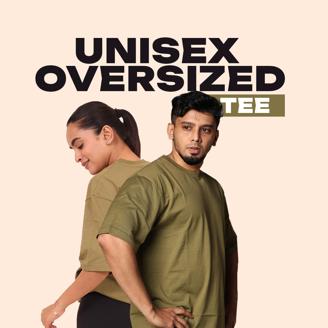 Oversized T-Shirt – Plain Essential | Olive Green