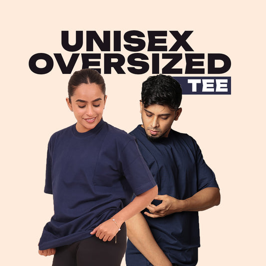Oversized T-Shirt – Plain Essential | Navy Blue