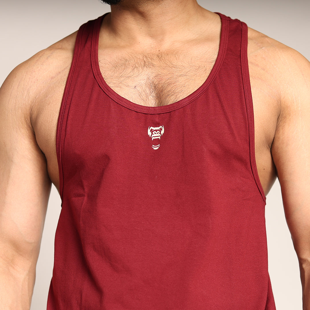 Primal Strength Stringer - Maroon - Black Ape 