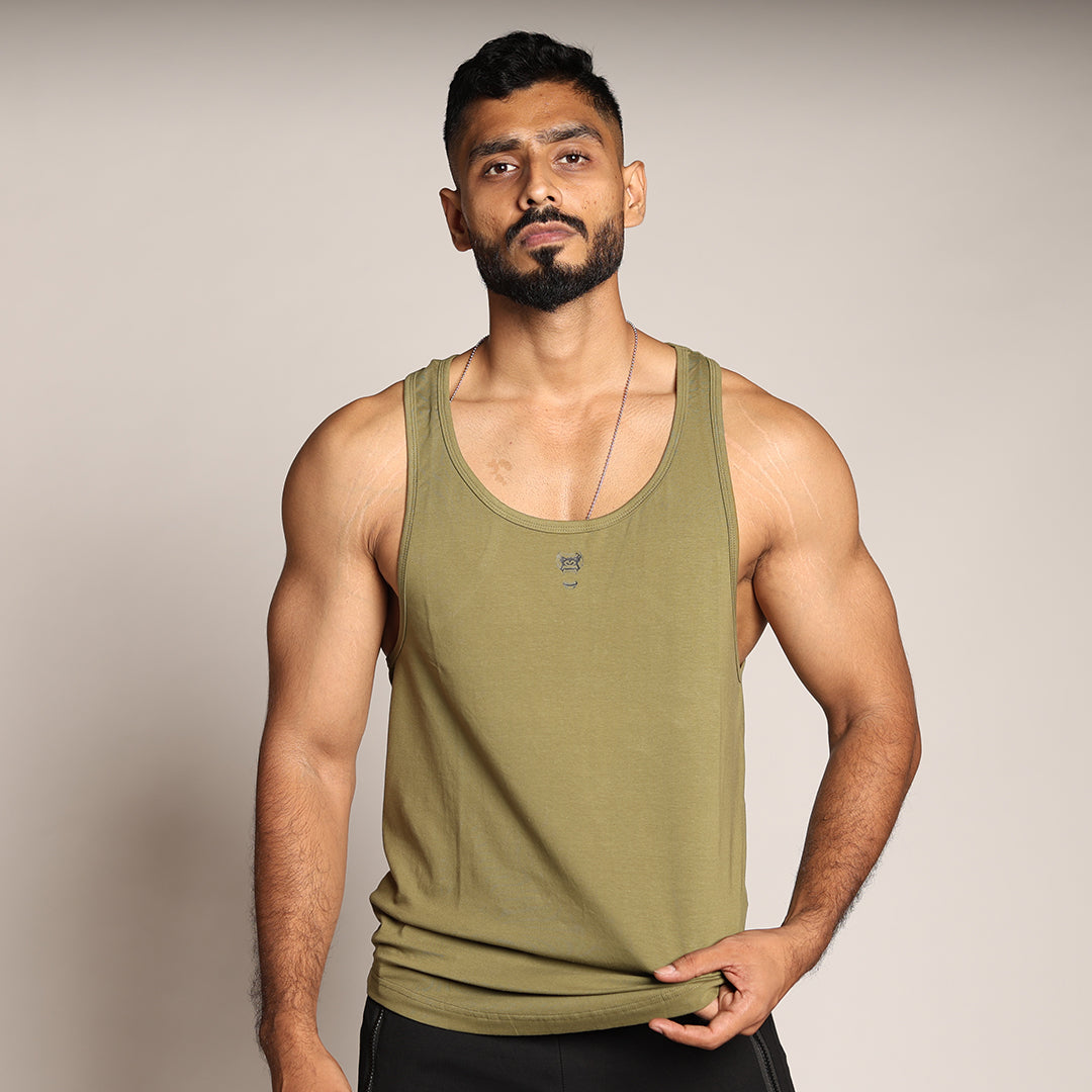 Primal Strength Stringer - Olive Green - Black Ape 