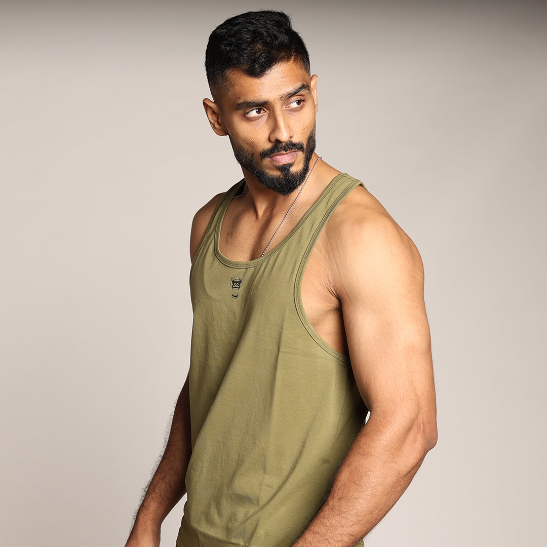 Primal Strength Stringer - Olive Green - Black Ape 