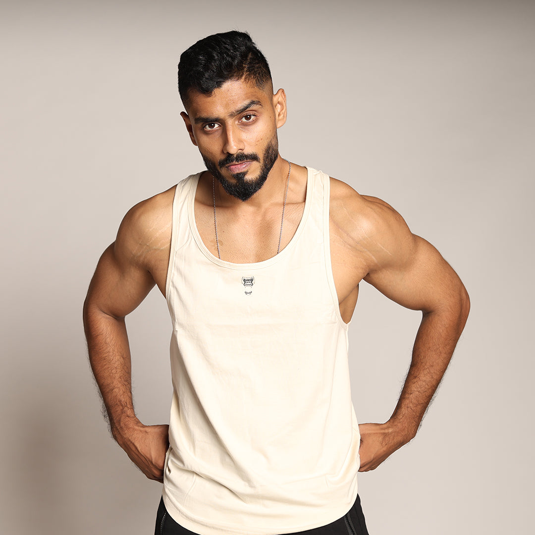 Primal Strength Stringer - White - Black Ape 