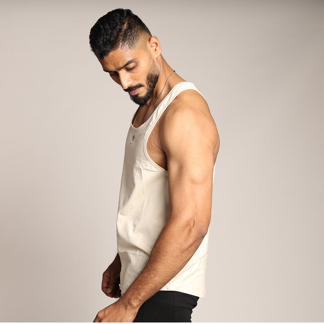 Primal Strength Stringer - White - Black Ape 