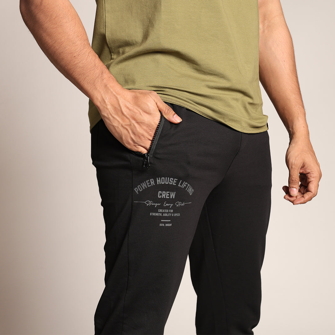 Primal Power Joggers  - Black - Black Ape 