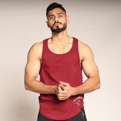 Primal Power Muscle Stringer for Men | Maroon