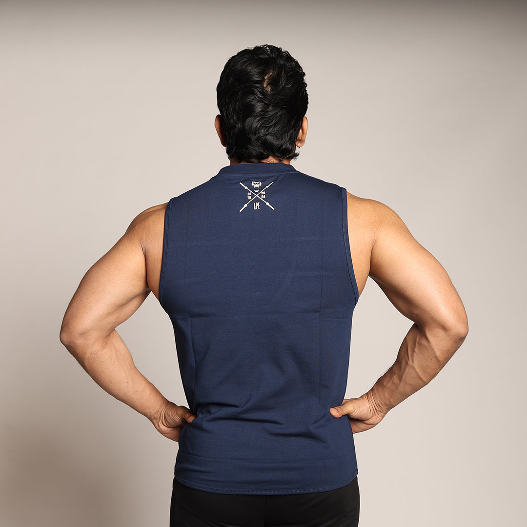 Primal Edge Tank - Navy Blue - Black Ape 