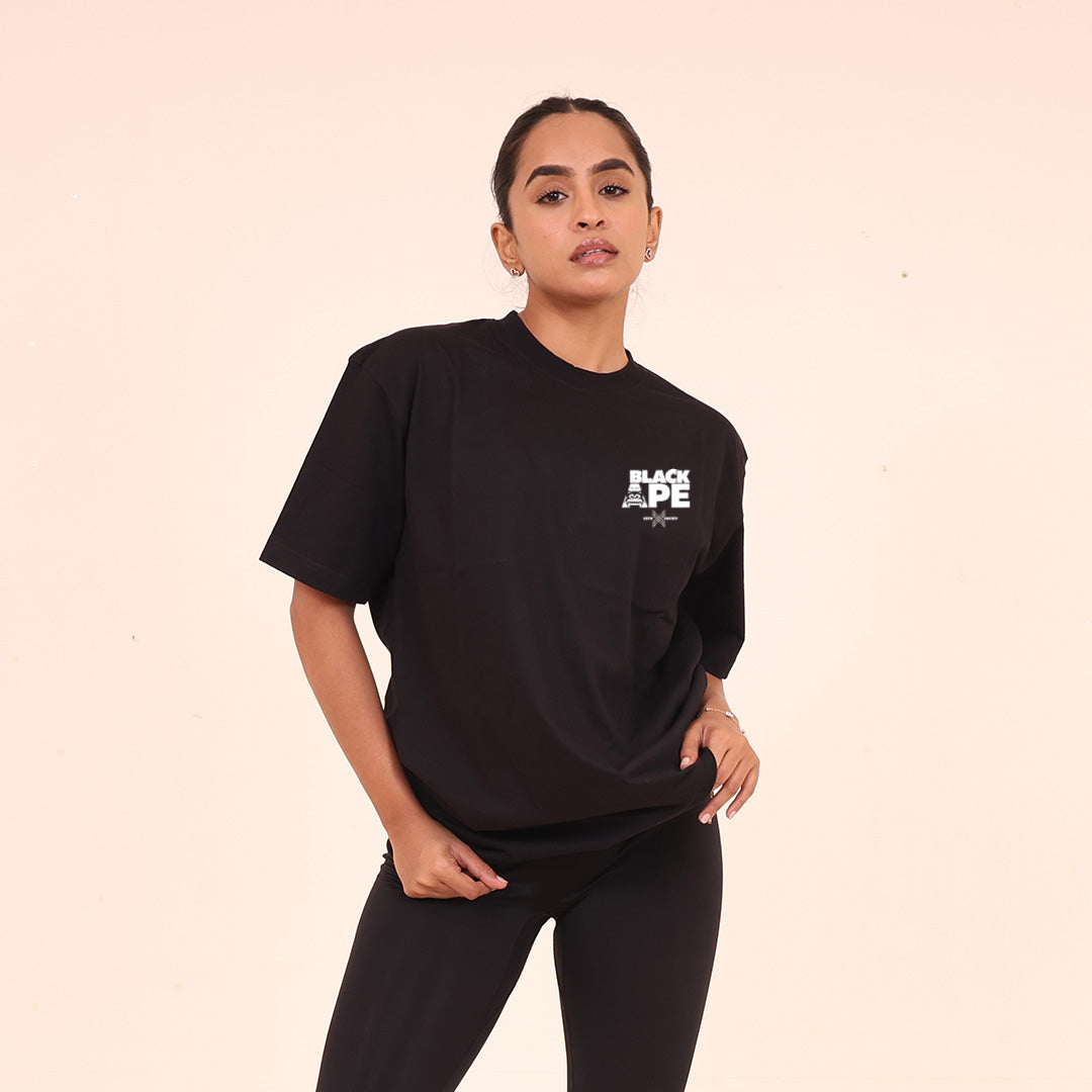 Oversized T-Shirt – Blackape Strength | Black - Black Ape 