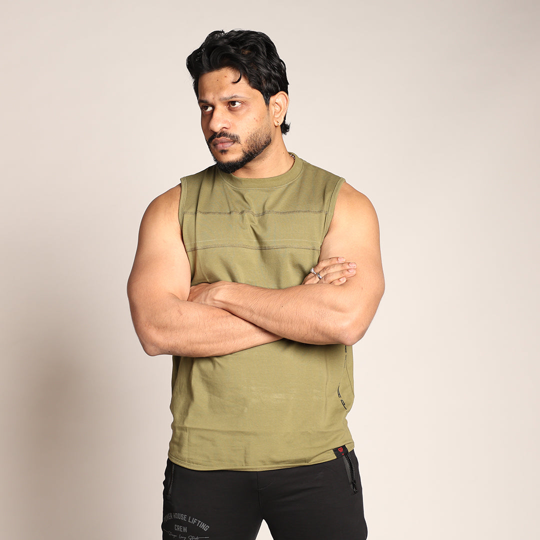 Primal Edge Tank - Olive Green - Black Ape 