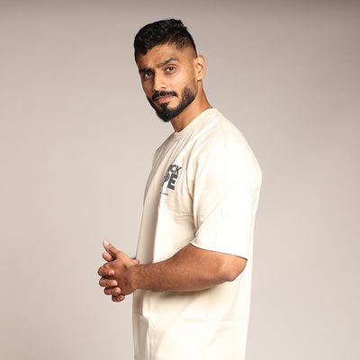 Primal Oversized T-Shirt – Blackape Strength | Beige