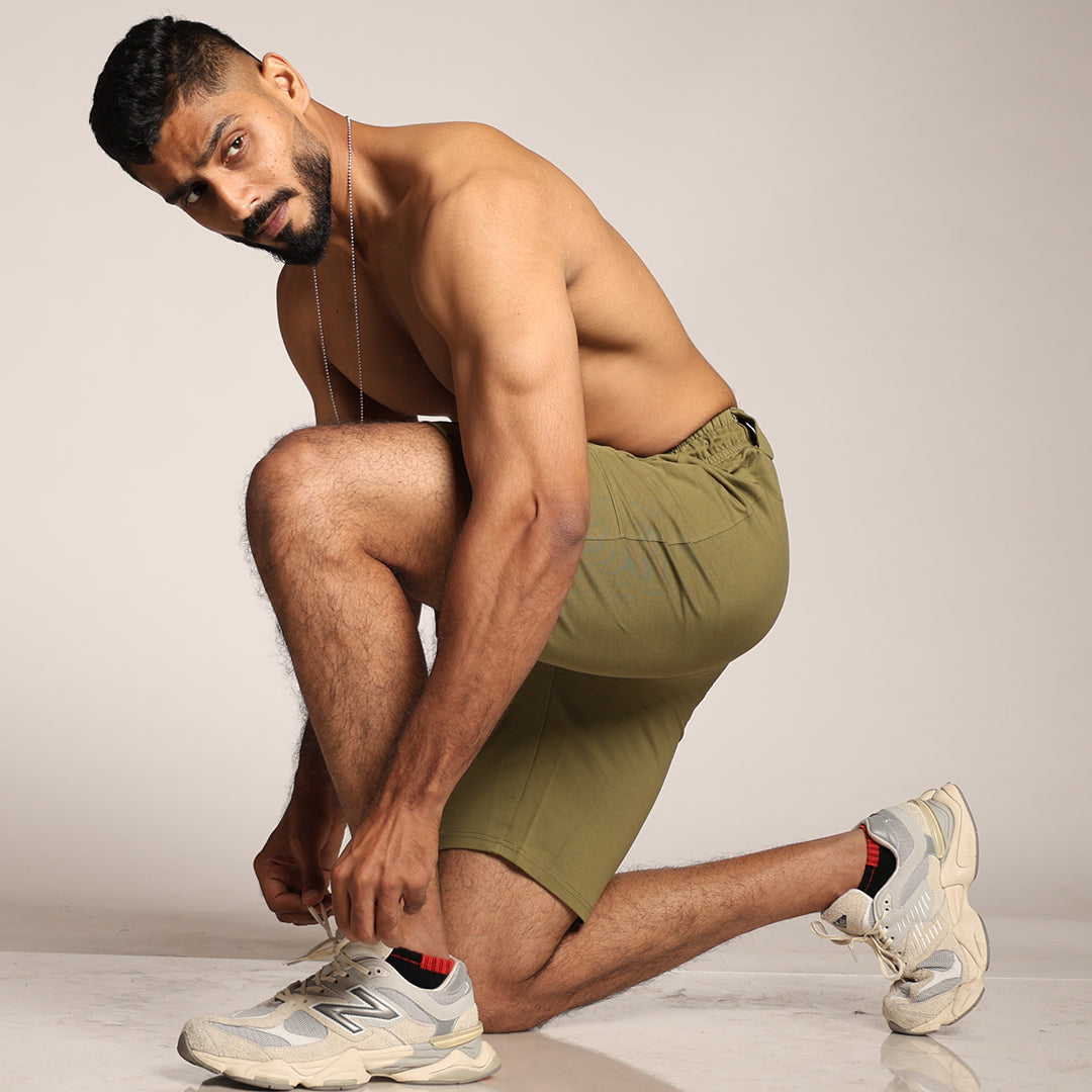 Primal Endurance Shorts - Olive Green - Black Ape 