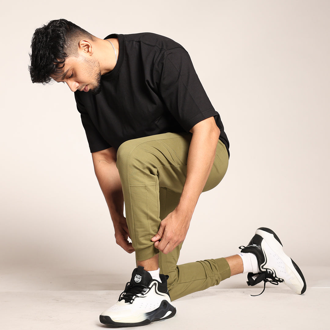 Primal Power Joggers - Olive Green - Black Ape 