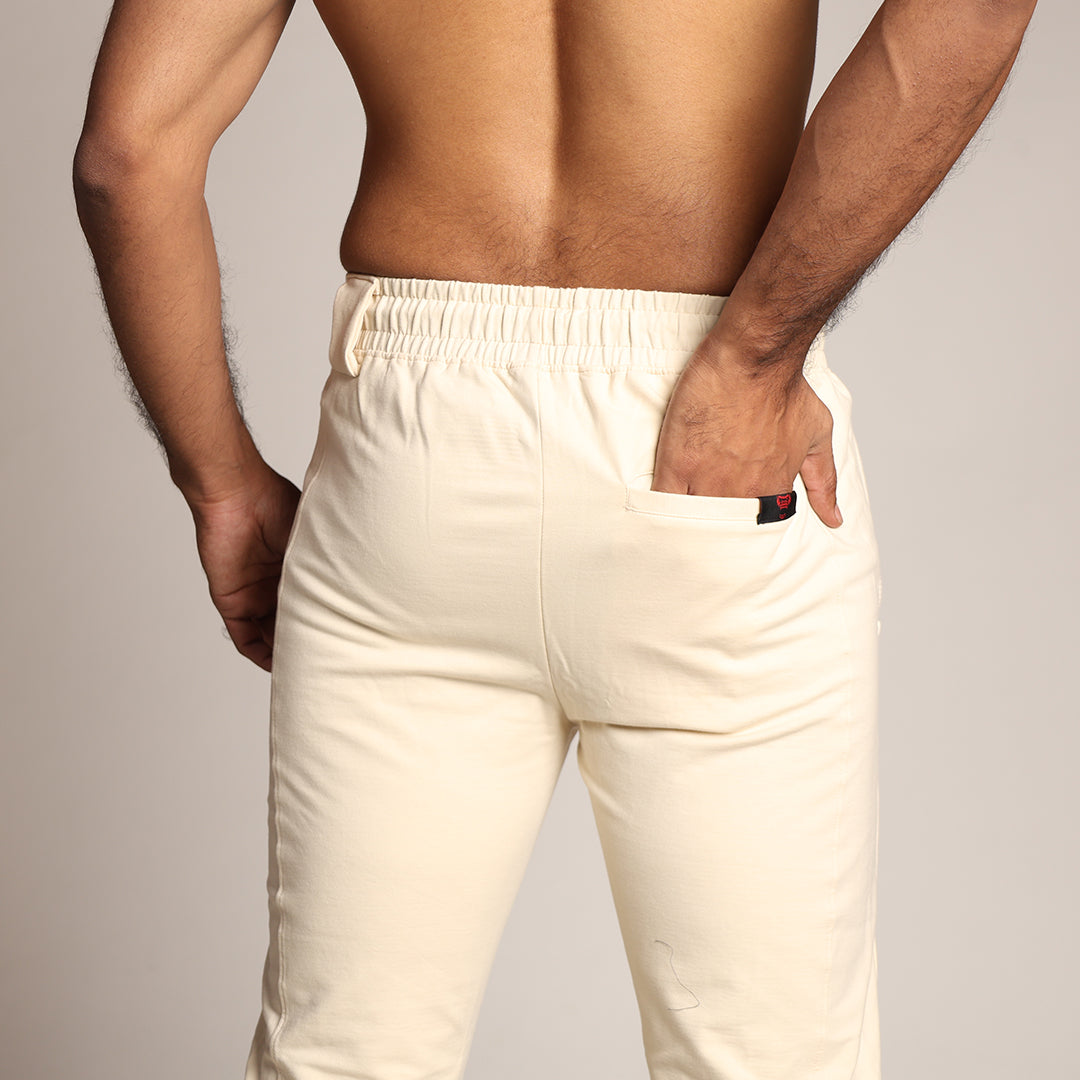 Primal Power Joggers - White - Black Ape 